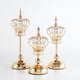 thumbnail image 2 of Corona de estilo europeo Candelabro de cristal Accesorios de boda Muebles para el hogar Adornos de metal Cena romántica a la luz de las velas Arreglo de ambiente, 2 of 6