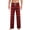 Red, variant on Jogger Pants Men Relaxed Comfort,Men's Casual Fashion Brushed Warmth Home Pocket Check Elastic Waist Long Pants Black M