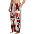 thumbnail image 2 of Balery Men'S Buffalo Plaid Love And Gnome Pants,Sleepwear Pants,Pajama Pants,Pj Bottoms Drawstring And Pockets-Small, 2 of 9