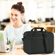 KROSER 17 Waterproof Nylon Laptop Messenger Bag, Black