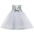 thumbnail image 1 of Robes à Paillettes pour Filles Tulle Tutu Mariage Demoiselle d'Honneur Fête Concours Bal Robe, 1 of 4