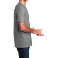 thumbnail image 2 of Jnriver Men’s Casual Stylish Plain T-Shirts – Short-Sleeve Crewneck Tshirt for Man_Grey Frost_3X-Large (Soft Cotton Blend), 2 of 3