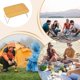 thumbnail image 4 of Camping Table, Small Folding Desk for Outdoor Use, Portable Lightweight Furniture for Car, Garden, Balcony, 17.72 x 11.81 x 7.76 Inches, 4 of 5