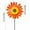 D D, variant on PPgejGEK 36 Inch Plastic Sunflower Windmill Spinner Outdoor Garden Yard Decoration Colorful Metal Foil Design