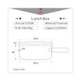 thumbnail image 3 of KEITH TITANIUM Lunch Box (Ti5328) ●●●●●●● Keith's 18th Anniversary: Exclusive Price! C101, 3 of 3