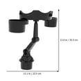 thumbnail image 2 of HONMEET Car Cup Holder Con Para Auto Organizador Ajustable Color Negro, 2 of 8