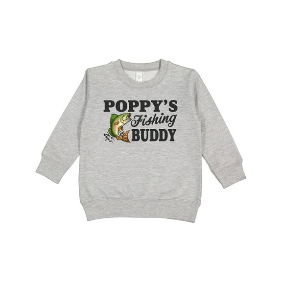 Inktastic Poppy's Fishing Buddy Toddler Sweatshirt