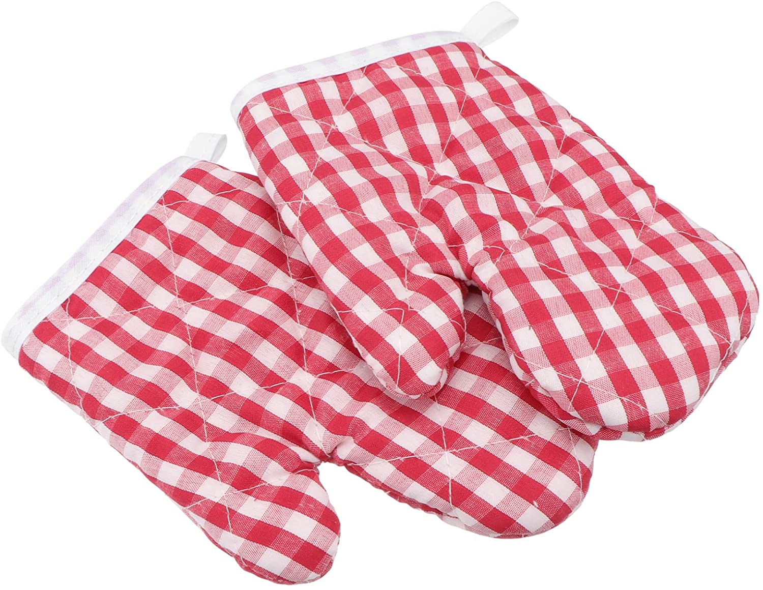 Gants De Four Pour Enfants - Anti-brûlure, Taille Enfant (environ 17.5x12 Cm) - Pour Micro-ondes, Cuisinière, Four - 3