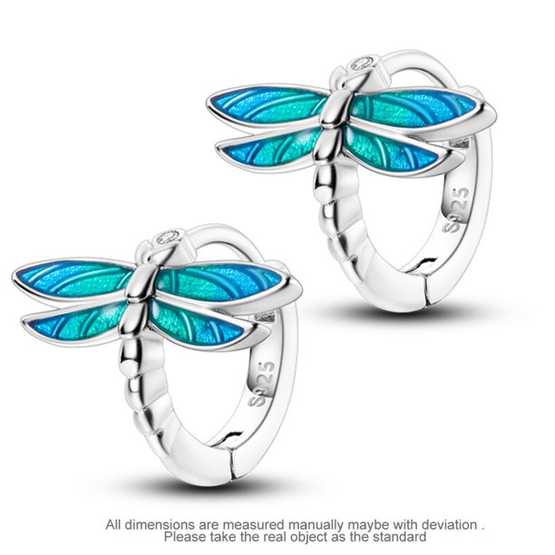 Diseño original 925 Sterling Silver Drop Hoop Aretes de mujer Cubo de circón Corazón pequeño en forma de U Feathe Pendientes de lujo para mujeres Regalos