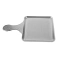 thumbnail image 5 of KAKOWELY Plateau vintage en Acier Inoxydable, Assiette Carrée Rétro pour Dîner, Barbecue, Fêtes, Pique-Niques et Usage Quotidien, 5 of 5