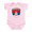 Petal Pink, variant on CafePress - Serbia Infant Bodysuit - Baby Light Bodysuit, Size Newborn - 24 Months