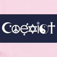 thumbnail image 2 of CafePress - Coexist Body Suit - Long Sleeve Cotton Baby Bodysuit, 2 of 4