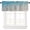 Sea, variant on Sea Water Wave Curtains for Bedroom Living Room, Beach Theme Cafe Curtains Bathroom Curtains Window Rod Pocket Short Curtains Coastal Valance Curtains Kitchen Window Curtains Over Sink 54x18in,1 Panel