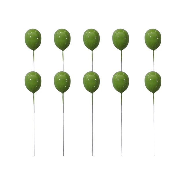 Yuarrent 1 Juego de suministros para decoración de pasteles pequeños, soporte para globos, juego para hornear, decoraciones de feliz cumpleaños, Herramientas y accesorios para hornear Verde Yuarrent HA060373-03
