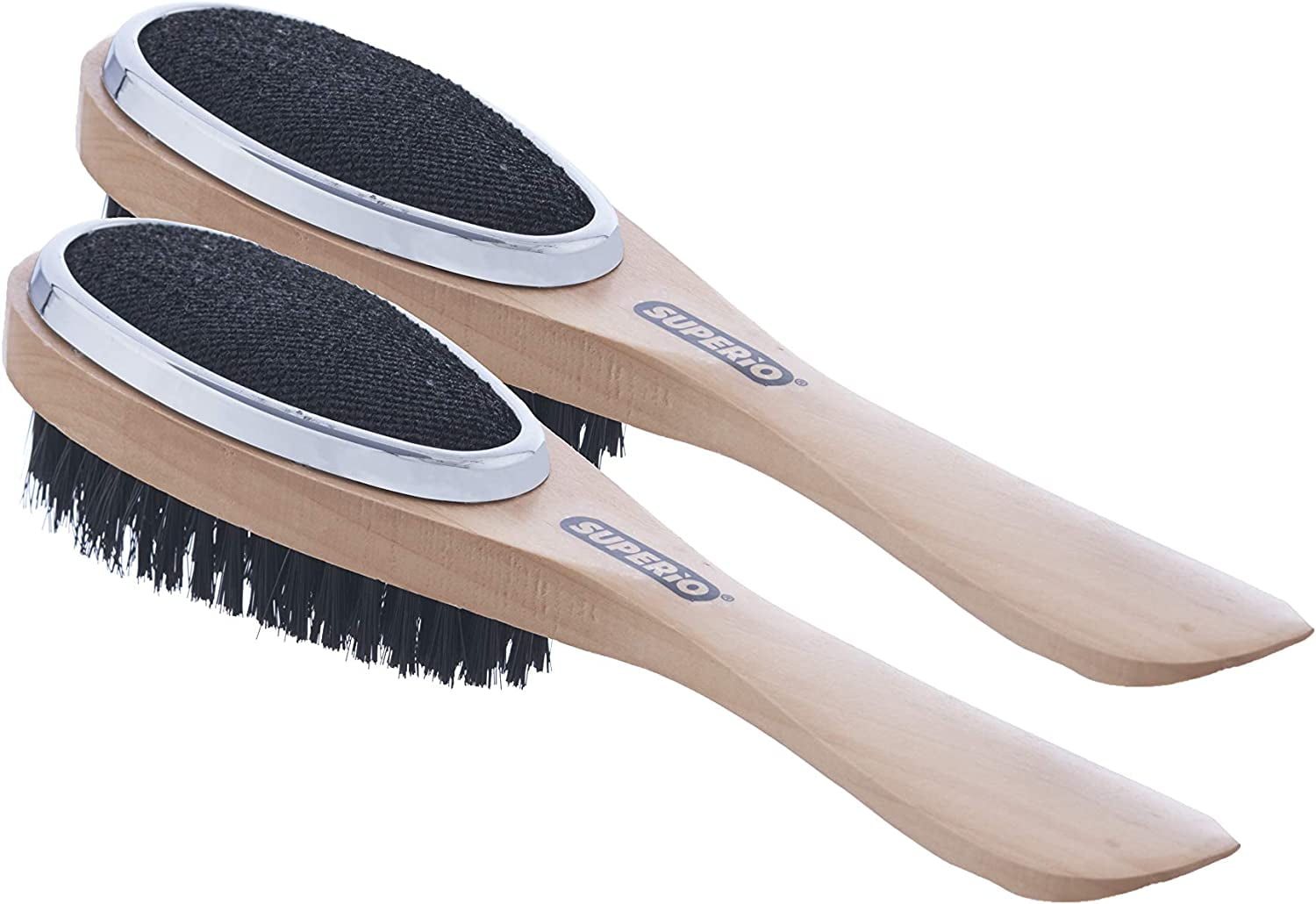 Superio Lint Brush for Clothes, 2Pack, 3 in 1 Garment Brush Double