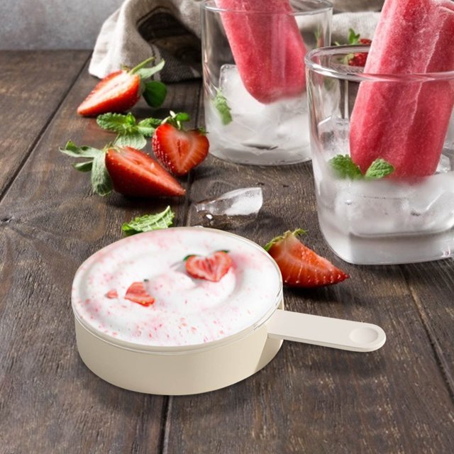 PEONAVET Ice Cream Ice Grid Ice Cream Food Grade Silicone Ice Box Making Ice Cream Popsicles Ice Cream Cheese Sticks Cute Childrens Homemade Grinding Tools