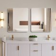 thumbnail image 3 of 36x36 Inch Square Wall Mirror with Silver Metal Frame Shatterproof Bathroom Mirror for Modern Home Decor, 3 of 8