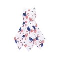 thumbnail image 6 of Girls Dress National Flag July 4th Hanky Hem Bow Tie 10 Years, 6 of 7