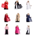 thumbnail image 6 of Amaiiu Women Scarf Elegant Tassel Evening Dresses Shawls Luxury Sexy Sunscreen Shade Scarves Skin Friendly Ladies Cape for Theme Party Wine Red, 6 of 7
