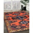 thumbnail image 2 of Ahgly Company Indoor Rectangle Traditional Rust Pink Persian Area Rugs, 6' x 9', 2 of 6