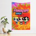 thumbnail image 3 of The Powerpuff Girls Tapestry Dorm Decor Wall Hanging Tapestries Window Curtain Picnic Mat Beach Blanket 60x40 Inch, 3 of 9
