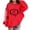 1#Red, variant on Byoo Girls Football Hoodie Sports Long Sleeve Pullover Hooded Sweatshirt for Kids