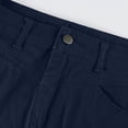 thumbnail image 6 of Women Trendy Denim Maxi Skirt High Waist A-Line Frayed Hem Loose Long Jean Skirt Dark Blue S, 6 of 6