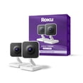 thumbnail image 1 of Cámara interior Roku para seguridad en el hogar - Cámara de seguridad con cable con visión nocturna en color HD de 1080p, compatible con Alexa y Google, detección de movimiento y sonido, sirena incorp, 1 of 5
