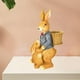 thumbnail image 4 of Mini conejitos, figuras de conejos, estatuas de conejos de Pascua, plantas, macetas, decoración Azul, 4 of 9