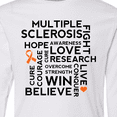 thumbnail image 4 of Inktastic Multiple Sclerosis MS Awareness Walk Long Sleeve Youth T-Shirt, 4 of 5