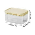 thumbnail image 3 of Hvmvliv Ice Molds 22-Compartments Square-Shape Food Grade Silicone Ice Cubes Tray with Lid and Bin Reusable Ice Blocks Making Trays Come with Ice Shovel Leak Proof Freezer Ice Home Use Clear, 3 of 6