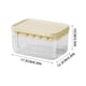 thumbnail image 3 of Herramientas y mejoras para el hogar Bandeja de hielo de gel de sílice con 22 celdas y tapa para máquina de hielo de grado alimenticio Molde para cubitos de hielo para paletas de helado casero, 3 of 5