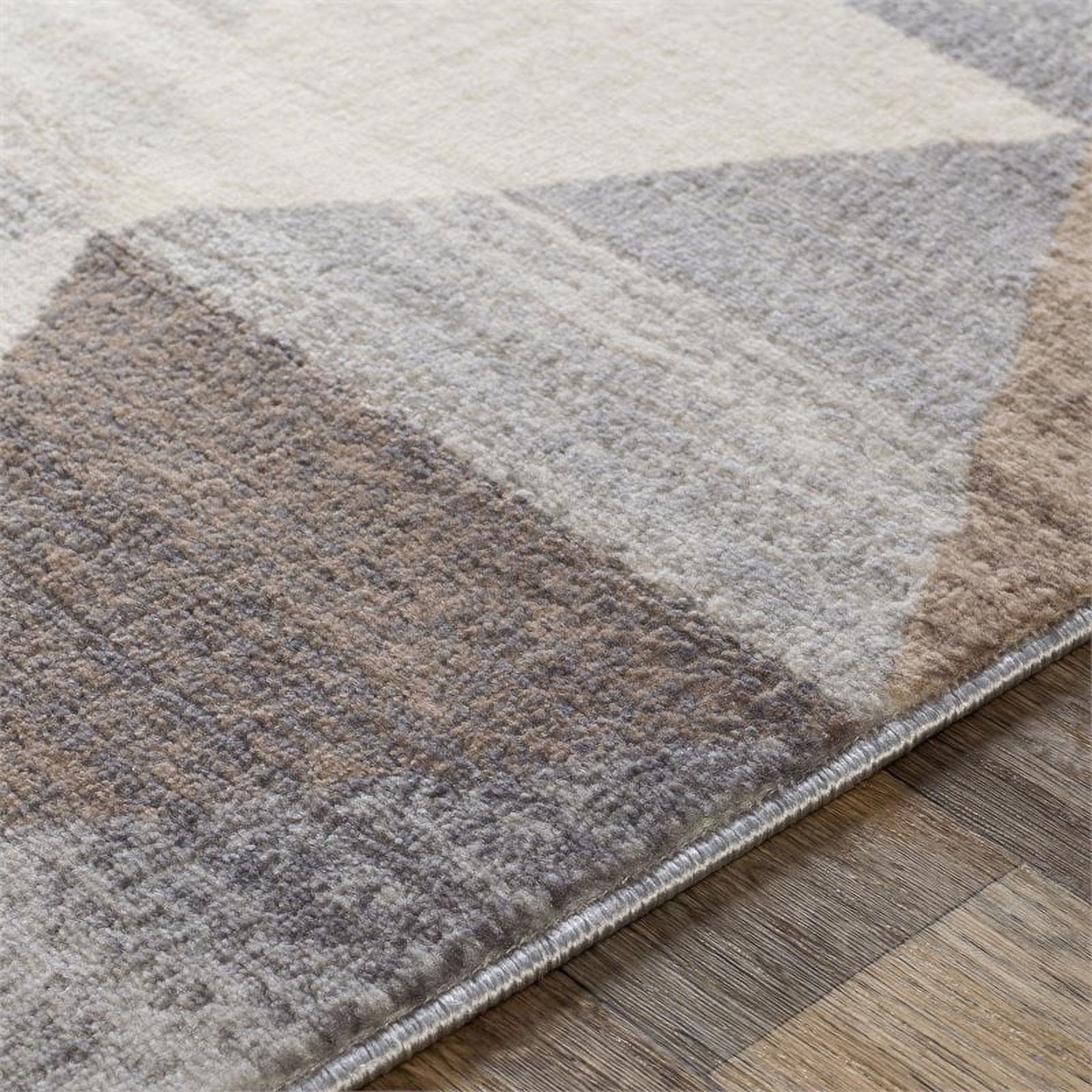 Surya Roma ROM-2303 108 x 147" Rectangle Modern Fabric Rug in Gray/Charcoal/Tan - image 4 of 7