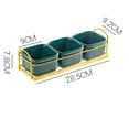 thumbnail image 3 of yuksok Ceramic Snack Plate Creative Snack Storage Tray for Home Room as described, 3 of 9