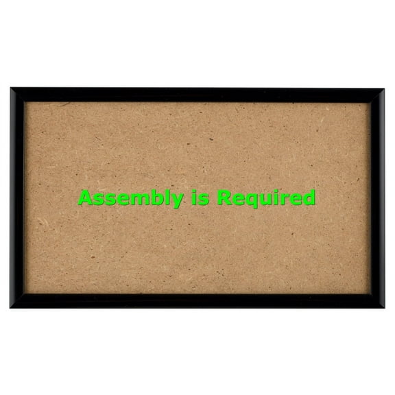 Quadro Frames 5x8.5 inch Picture Frame, Black, Style P375-3/8 inch Wide Molding