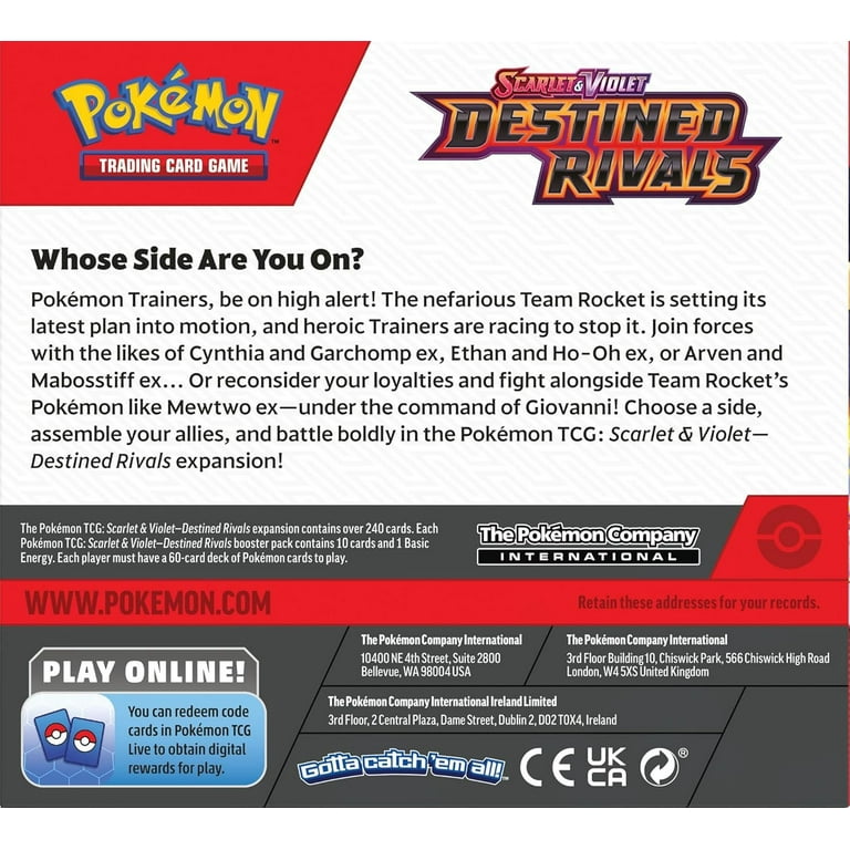 Pokemon SV10 Destined Rivals Booster Display 2-Pack - Walmart.com