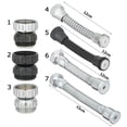 thumbnail image 2 of Stainless Steel Adjustment Shower Tube Faucet Tube Kitchen Tap Extension Hose Shower Hose Faucet Adapter 1, 2 of 8