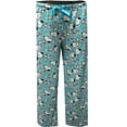 thumbnail image 1 of MJC Womens Peanuts Snoopy Floral Print Light Blue Lounge Pants (Large), 1 of 3