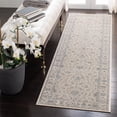 thumbnail image 2 of SAFAVIEH Vintage Sylvia Geometric Oriental Area Rug, Slate/Cream, 5'3" x 7'6", 2 of 7