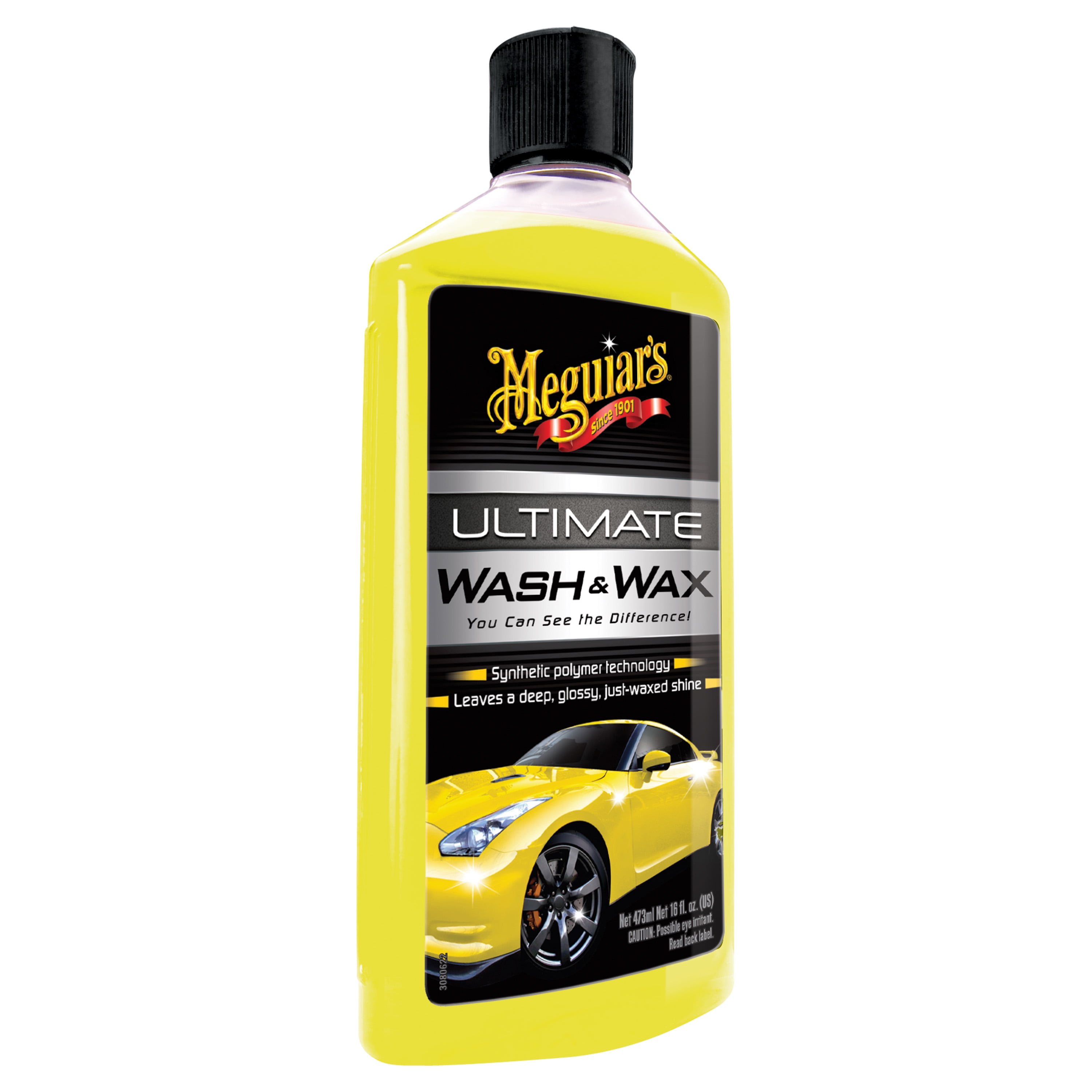 MEGUIAR'S Ultimate Wash & Wax Car Care Cleaning Kit Solution, 48 Ounces (2  Pack)