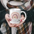 thumbnail image 6 of This Mug is A Hug from Me to You Rainbow Coffee Mug, Great Encouragement Present Tea Cup, Get Well Soon Condolence Gift Idea for Women Men Friend Bestie Sister Nurse, 11 Oz, 6 of 6