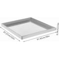thumbnail image 7 of 32 x 30 x 2.5 Inch Washing Machine Pan, Galvanized Steel Washing Machine Drain Pan Heavy Duty Compact Washer Drip Tray, No Hole, 7 of 7