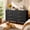 6-Black, variant on 6-Drawer Dresser with Gold Metal Legs & Handles, 47.5" Wide Chest of Drawers with Waterproof Finish & Space-Saving 15" Depth for Bedroom, Black