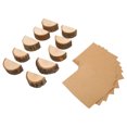 thumbnail image 4 of Portatarjetas de madera para lugar de boda, 30 Uds., con 30 papel Kraft, rústico, reutilizable, respetuoso con el medio ambiente, número de mesa de madera para fiestas, 4 of 5