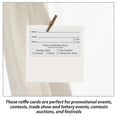 thumbnail image 5 of Minkissy 100Pcs Multi Color Paper Raffle Cards Blank Ballot Cards for Festivals Lotteries Auctions Participants, 5 of 5