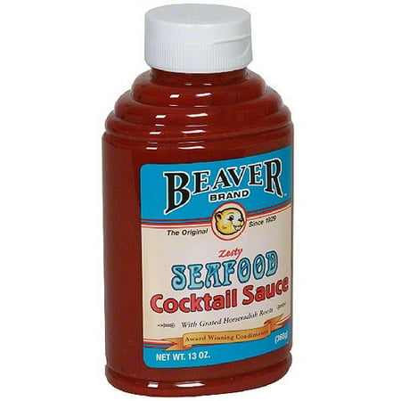 Beaver Brand Horseradish Seafood Cocktail Sauce, 13 oz (Pack of 6)