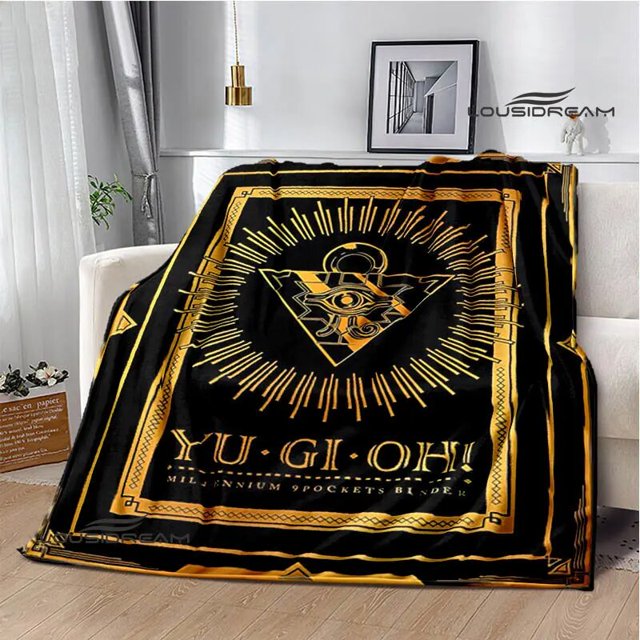 ¡Anime clásico YU GI OH! Manta estampada para pícnic, cálida, bonita manta para cama, suave y cómoda, manta de viaje para el hogar