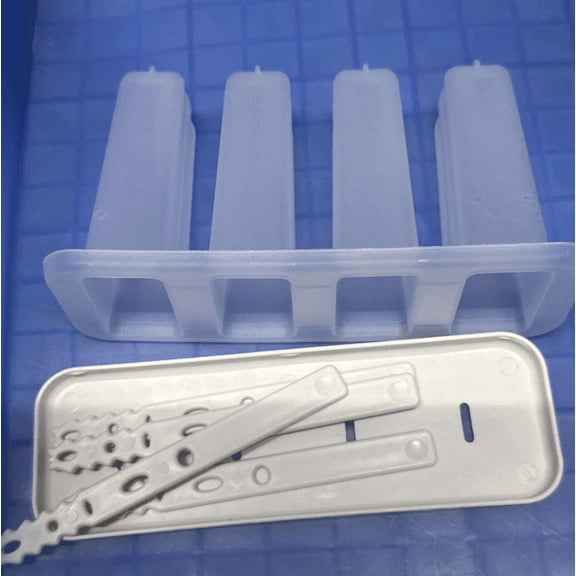 1 Pieces Popsicle Molds Easy-Release BPA-free Popsicle Maker Molds Ice Pop Molds Homemade Popsicle Ice Pop Maker with 4PCS Popsicle Sticks