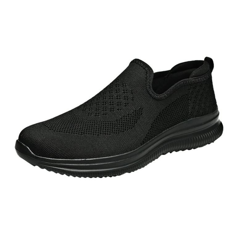 Eashery Fishing Shoes Men's Softride Premier Slip On Wide Running Shoe Black 11.5, Size: US 11.5