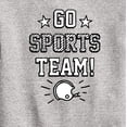 thumbnail image 3 of Instant Message - Go Sports Team - Toddler & Youth Crewneck Fleece Sweatshirt, 3 of 6